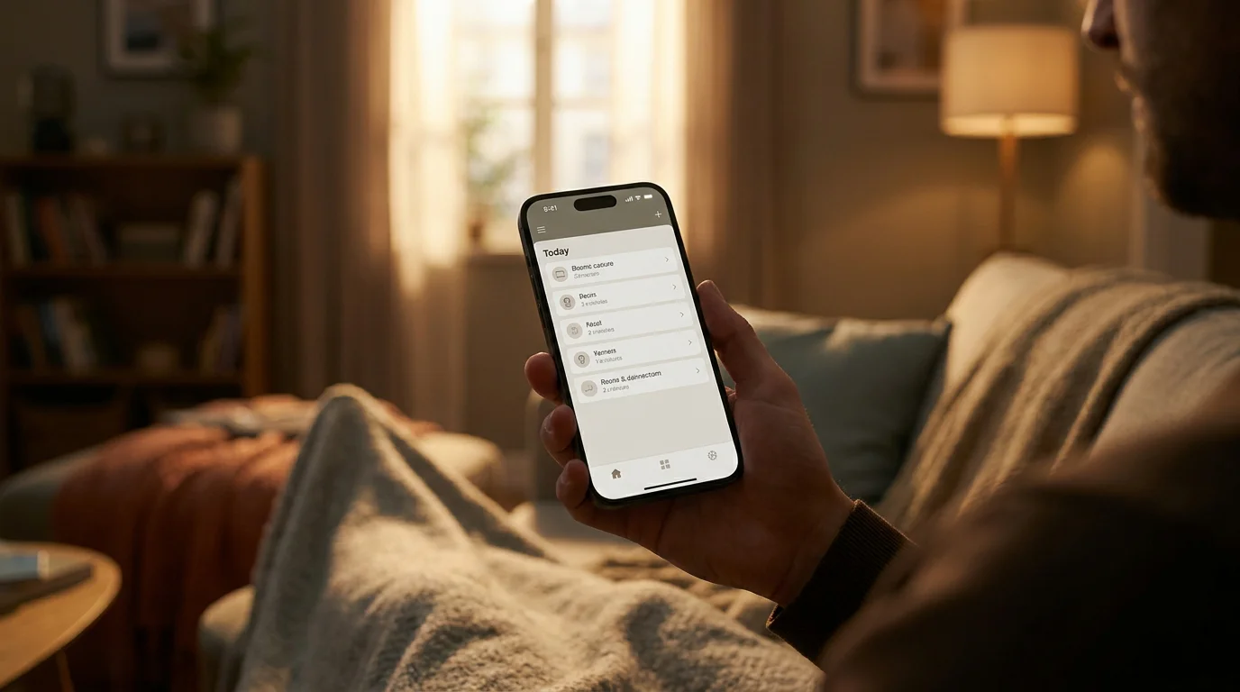 Spieler nutzt eine mobile Casino-App mit Trustly-Zahlung