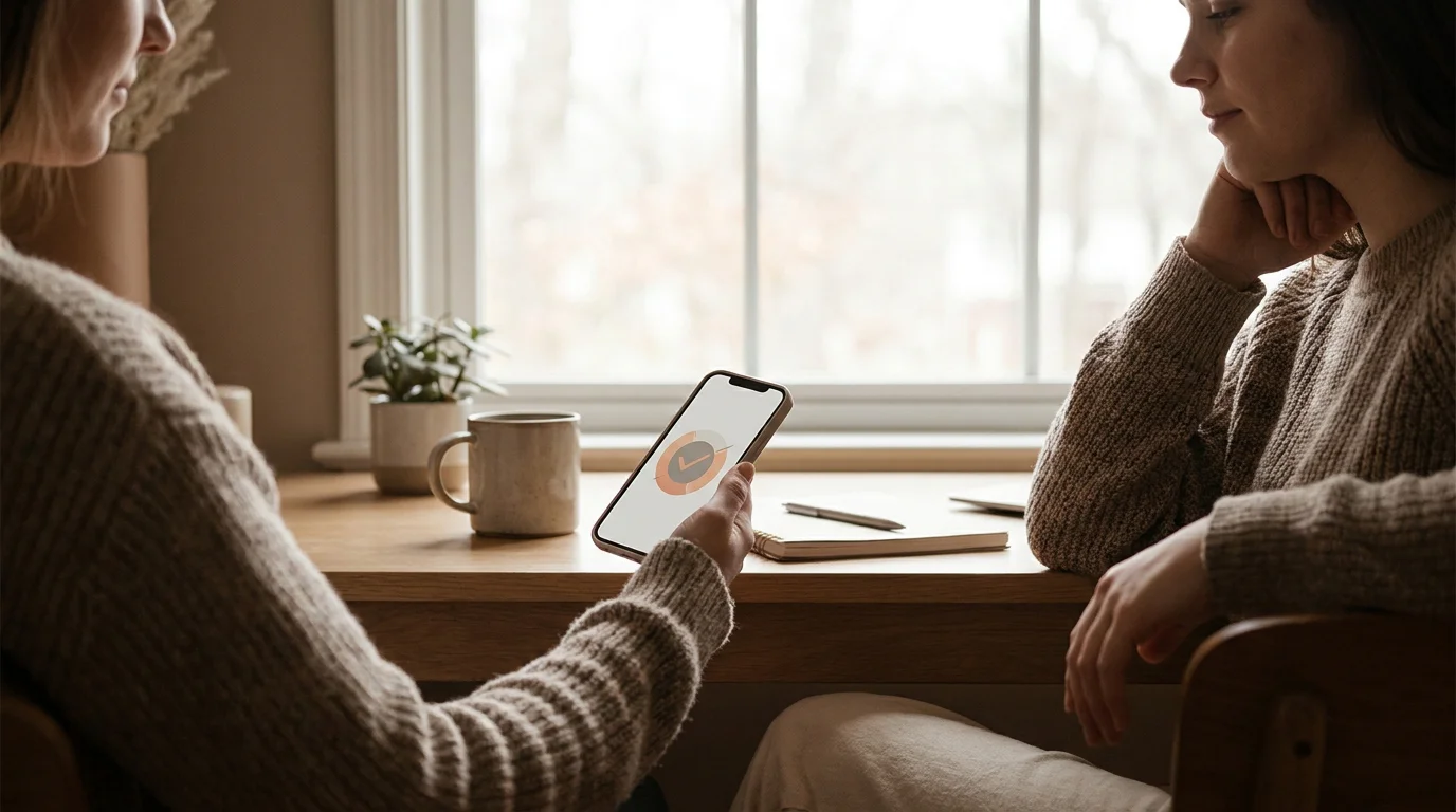 Person prüft eine Überweisungsbenachrichtigung auf dem Smartphone bei der Auszahlung aufs Revolut-Konto