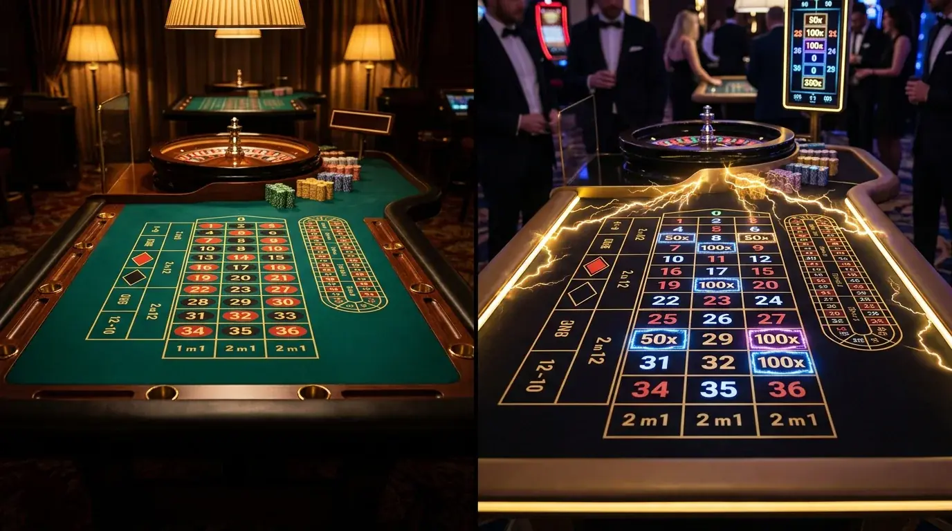 Roulette-Varianten im Überblick: Europäisches Roulette, Lightning Roulette und Speed Roulette im Vergleich