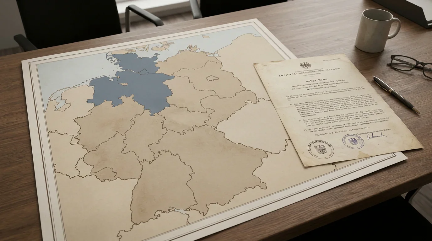 Landkarte Deutschland mit Schleswig-Holstein hervorgehoben